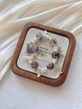 5.Minimalist Clear Quartz Beaded Bracelet
